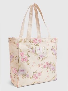 NWT Gap × LoveShackFancy Floral Tote, Light Pink Floral